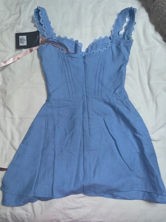 House of CB Powder Blue Tilly Mini Dress - Picture 4 of 5